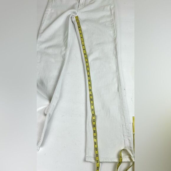 Anthropologie McGuire Ginsburg Bootcut High Rise White Jeans - Picture 15 of 16